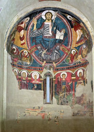 Christ in Glory, from the Church of San Clemente de Tahull, Lerida, Spain by Catalan School